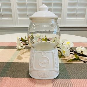 New Target Bullseye Playground White Gumball Canister